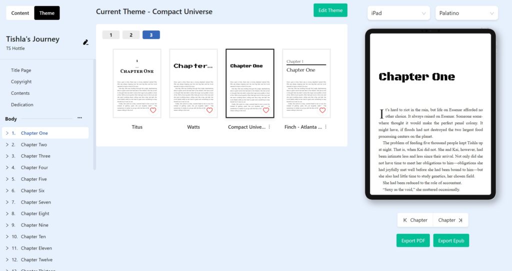 formatted manuscript